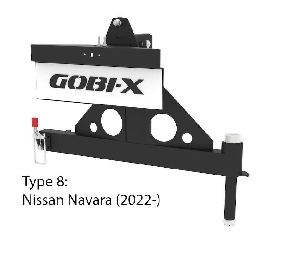 Gobi-X Spare Wheel Carrier-Type 8-RHS