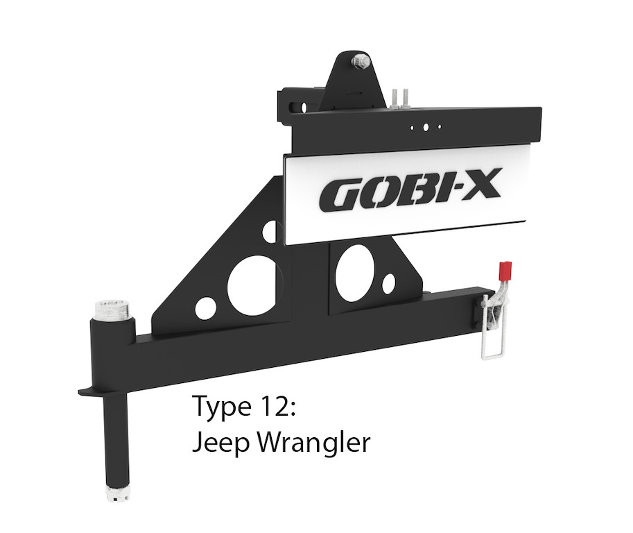 Gobi-X Spare Wheel Carrier-Type 12-LHS