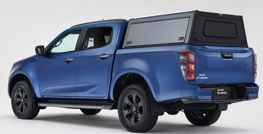Bushtech Hardtop Isuzu D-Max (ab 2025) Doppelkabine Aluminium glatt nicht isoliert ohne LED-Licht