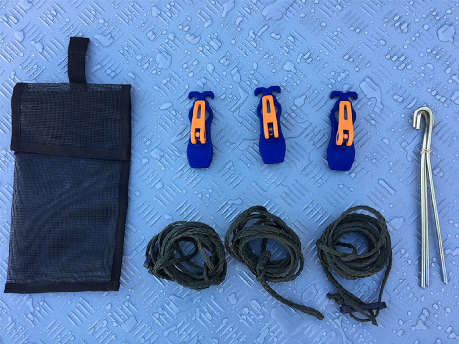Alu-Cab 270°, 180° und 2 m Markise Sturm Kit
