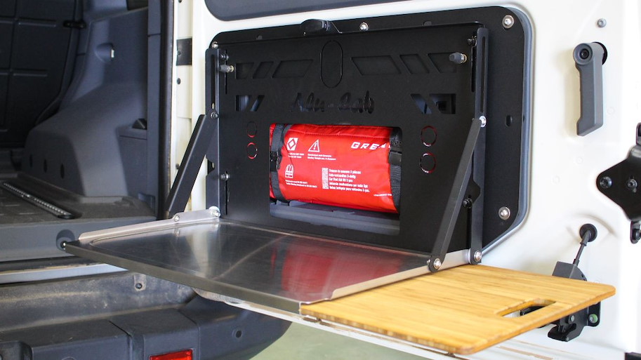 Alu-Cab Klapptisch für Hecktüre INEOS Grenadier Montage Kit