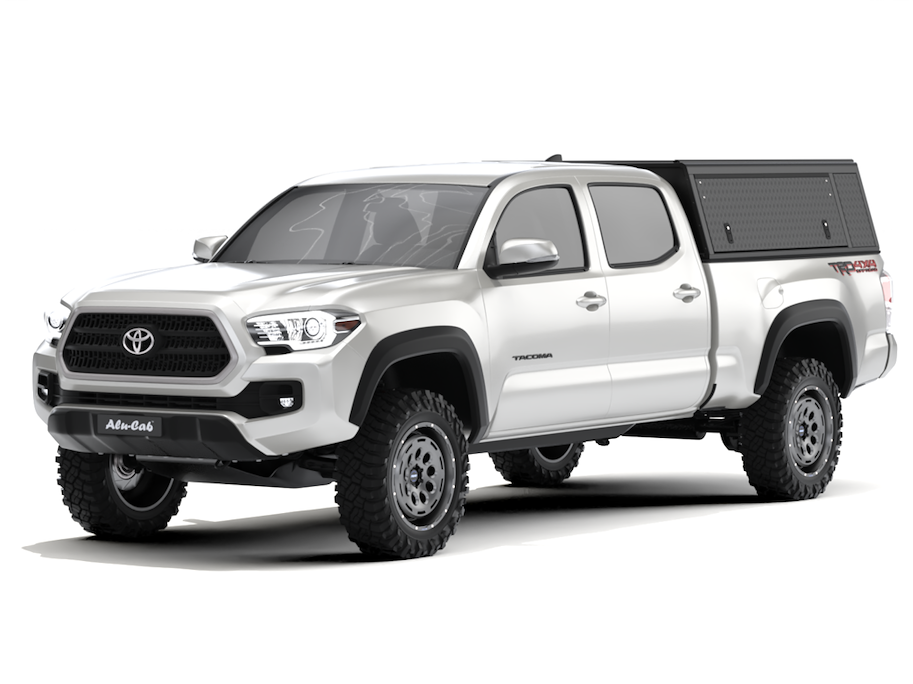 Alu-Cab Hardtop "Guard" für Toyota Tacoma 2016-2023 Longbed schwarz/ geriffelt