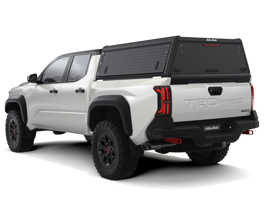 Alu-Cab Hardtop "Guard" für Toyota Tacoma 2024+ Shortbed schwarz/ geriffelt
