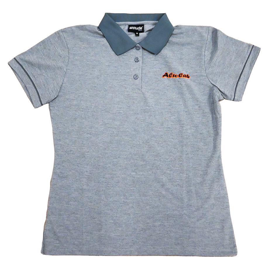 Alu-Cab Merchandise PoloShirt Damen Grösse XL in Grau