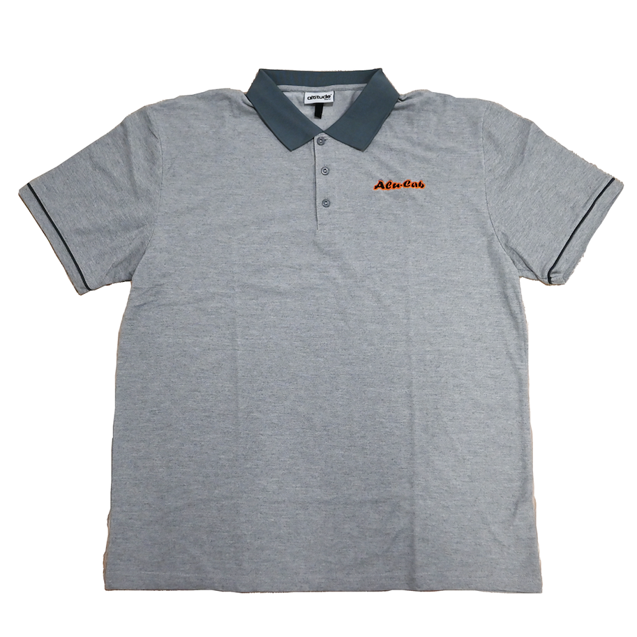 Alu-Cab Merchandise PoloShirt Herren Grösse L in Grau