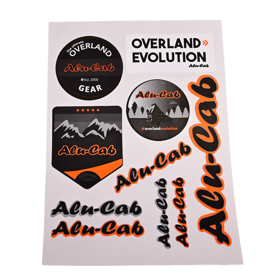 Alu-Cab Merchandise Aufkleber, matt