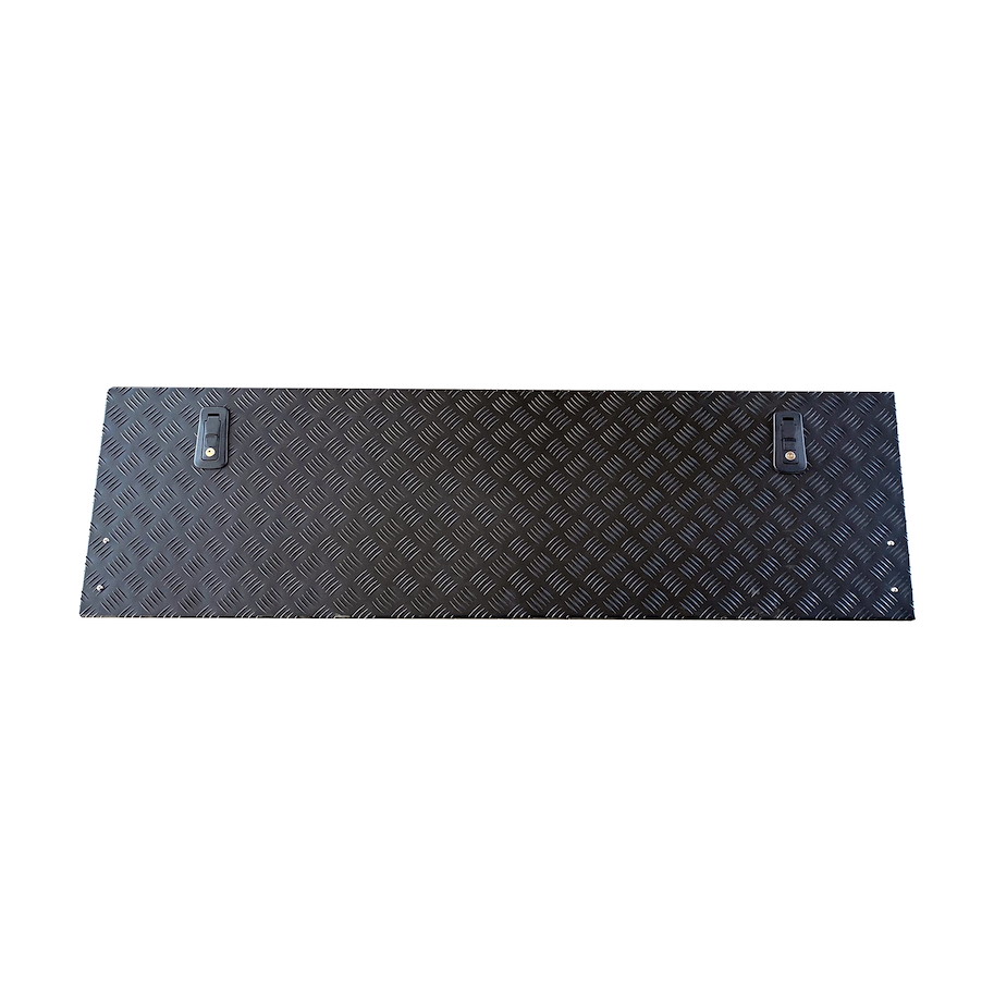 Alu-Cab Hardtop Seitenklappe Universell Schwarz Geriffelt Isuzu D-Max 2012+