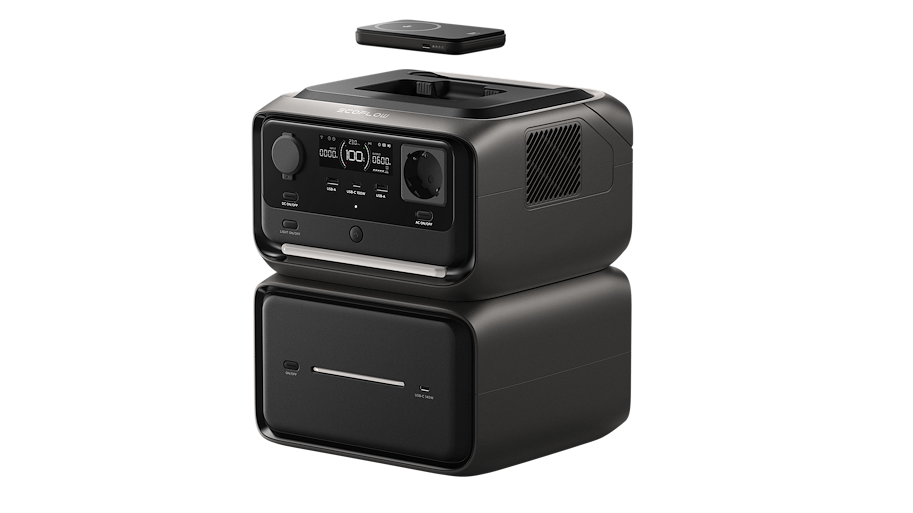 EcoFlow Power Station River 3 Max Plus Wireless, mit Rapid Powerbank 5'000 mAh inkludiert