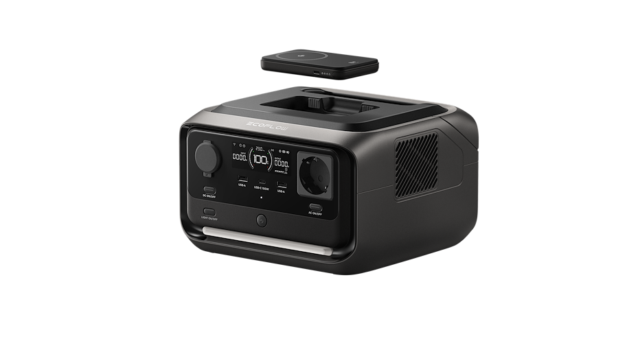 EcoFlow Power Station River 3 Plus Wireless, mit Rapid Powerbank 5'000 mAh inkludiert