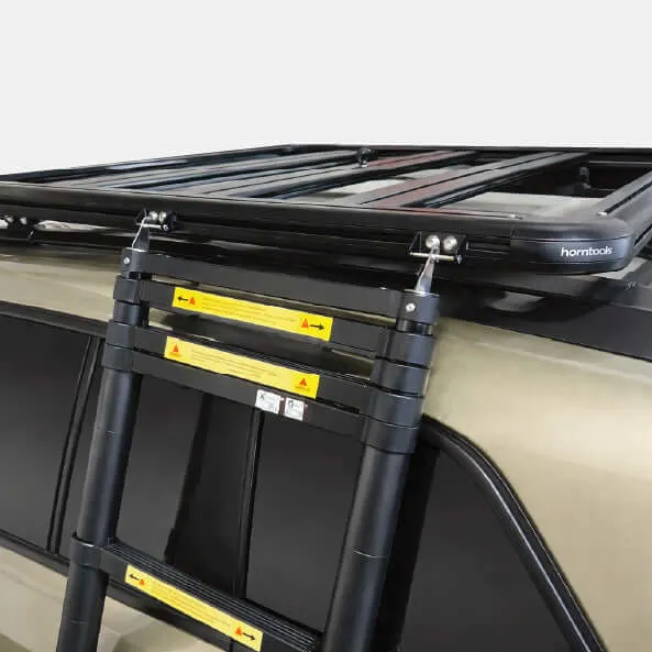 horntools Teleskopleiter Aluminium 2.6 m mit ExRoof Halterung