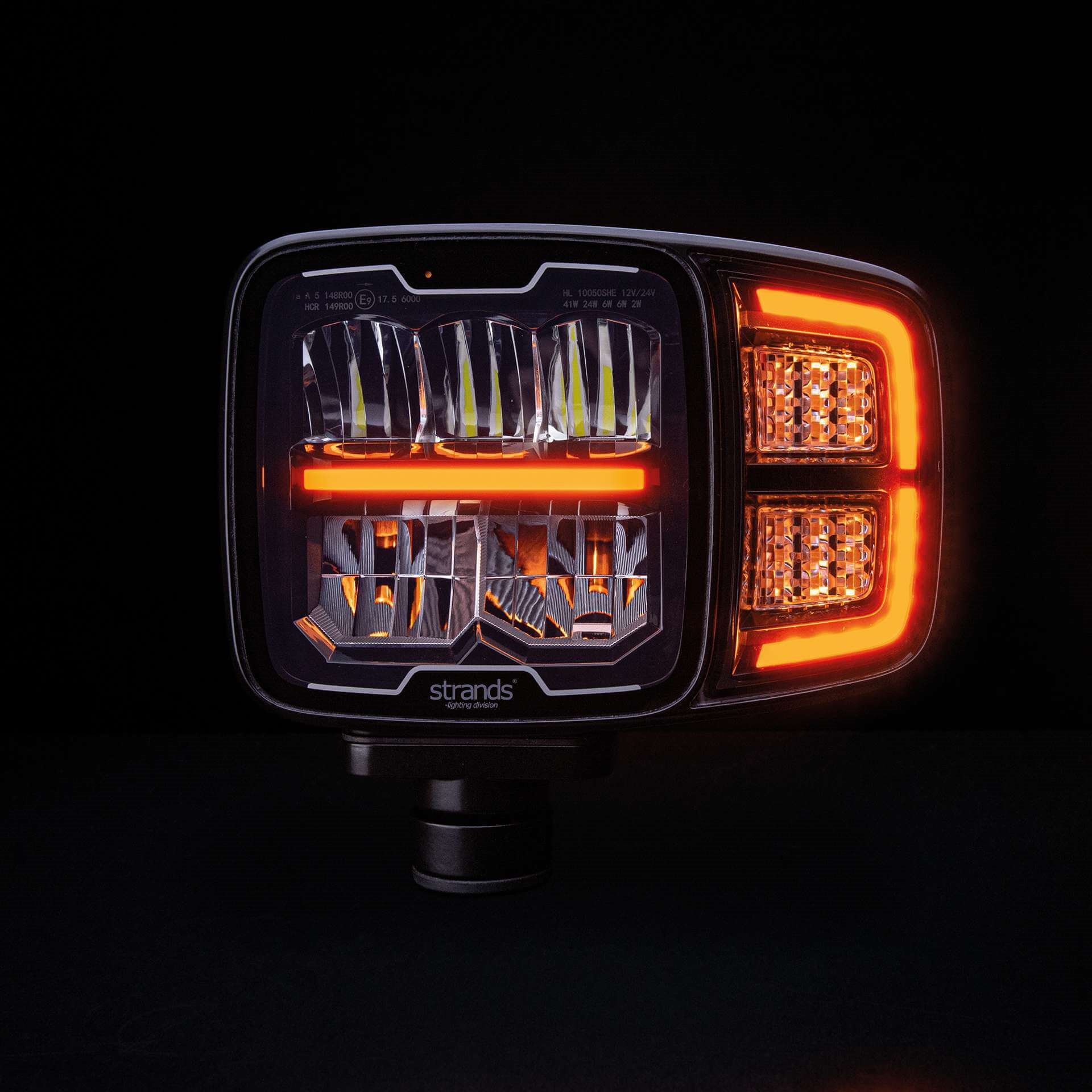Strands Siberia Hi-Lo beheizte LED-Leuchte für Schneepflug