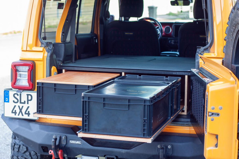 Sleep'n 4x4 - Jeep Wrangler JLU - Schlafausbau Sleeper