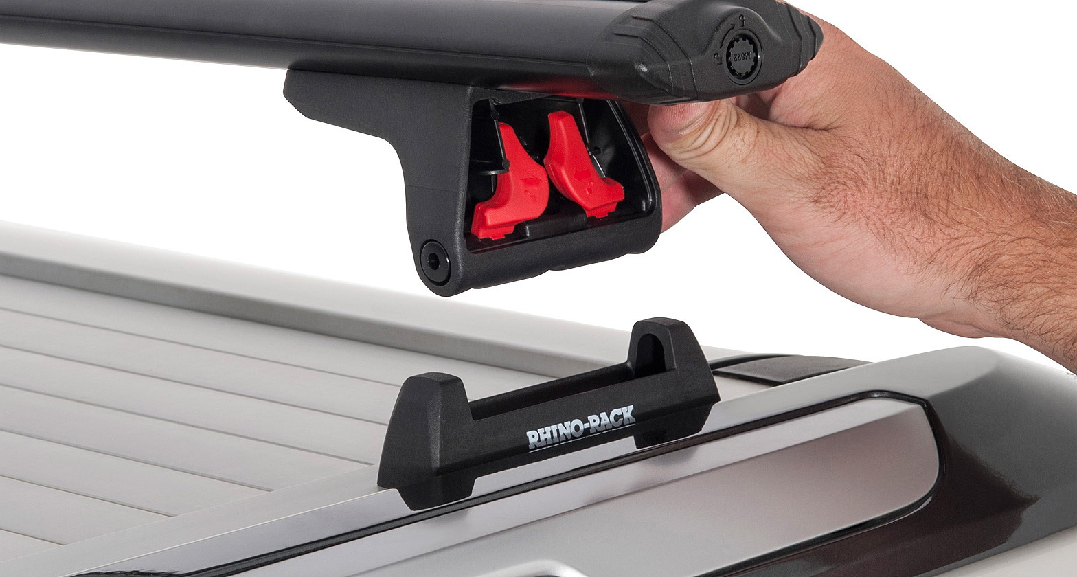 Rhino Rack RLT600 Fusskit Schnellwechsel-Verriegelung Ford Ranger Wildtrak Schweiz