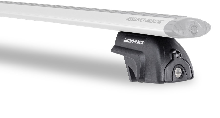 Rhino Rack Fusskit (4) für serienmässige Reling, Volkswagen Touareg 2003 bis 2011