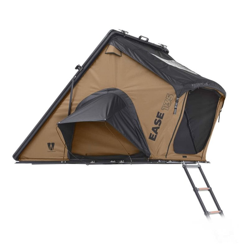VICKYWOOD Hartschalen-Dachzelt CUMARU EASE, goldbraun
