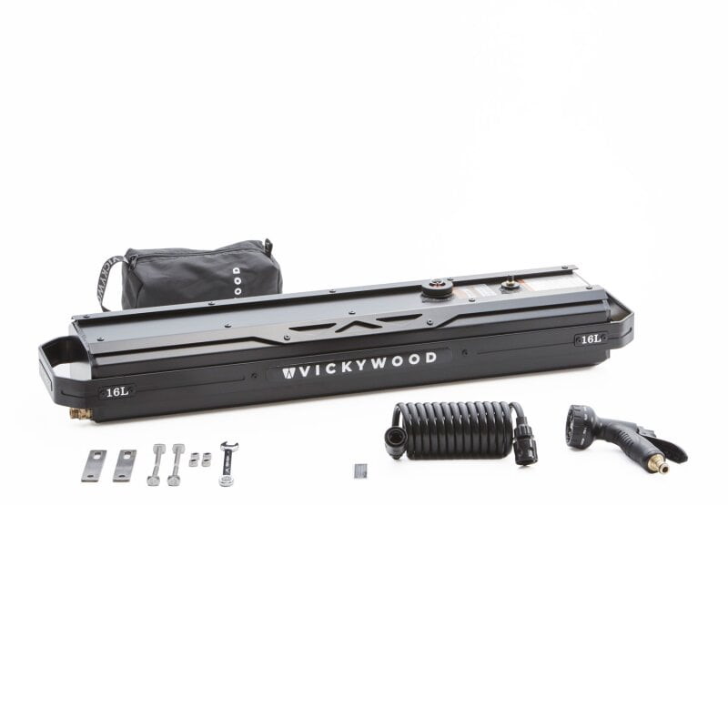 VICKYWOOD Dachträger-Druckwassertank & Travel Shower EVOTANK, 26 Liter