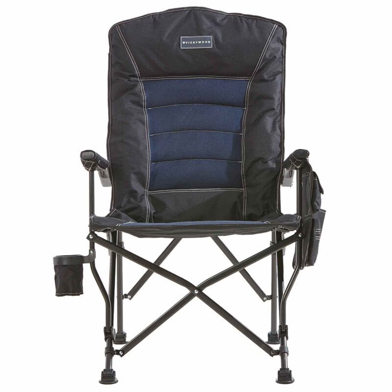 VICKYWOOD Camping Stuhl CAMP SUMMIT, black