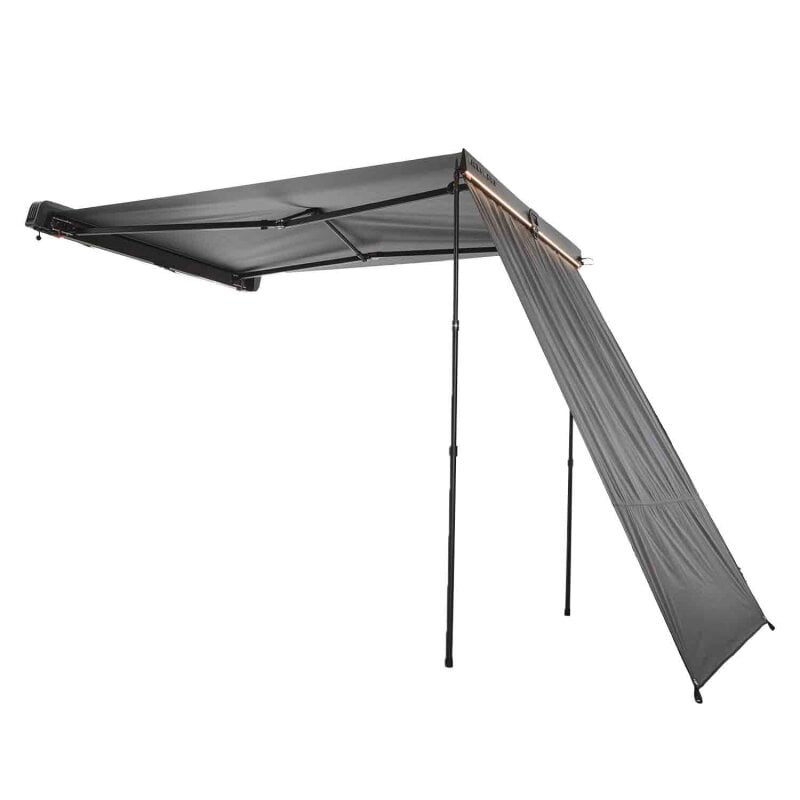 VICKYWOOD Einzelwand zu Seitenmarkise BRANCH AUTOMATIC 2M grau