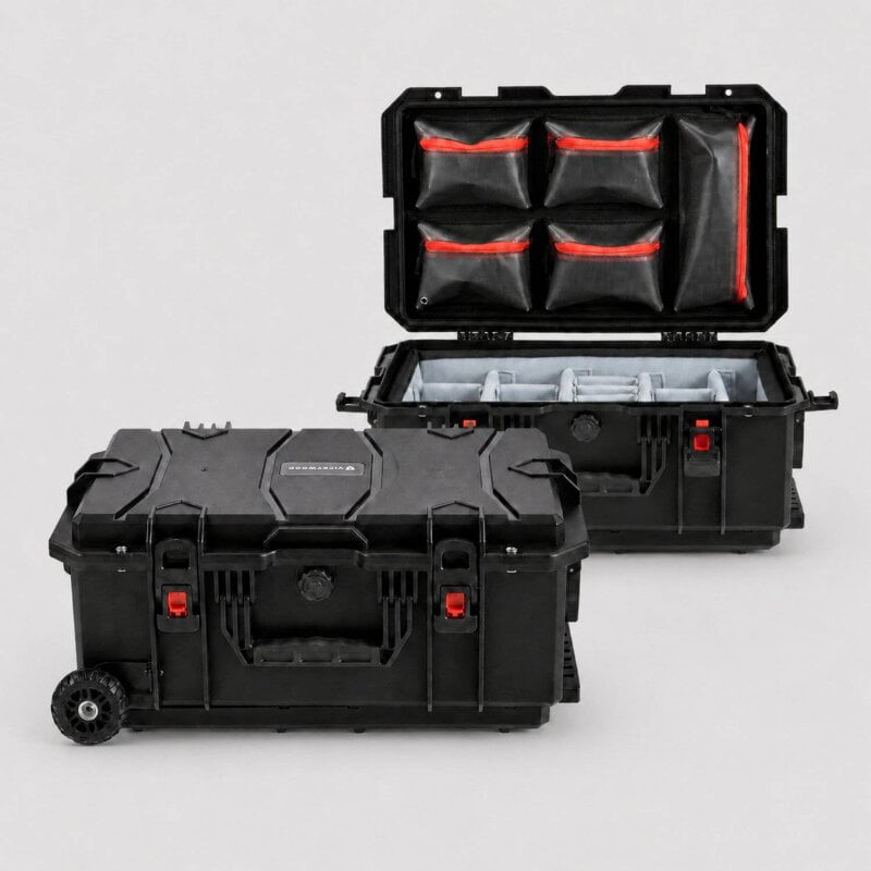 VICKYWOOD Transportbox FORT PLUS ROLL, Olivgrün