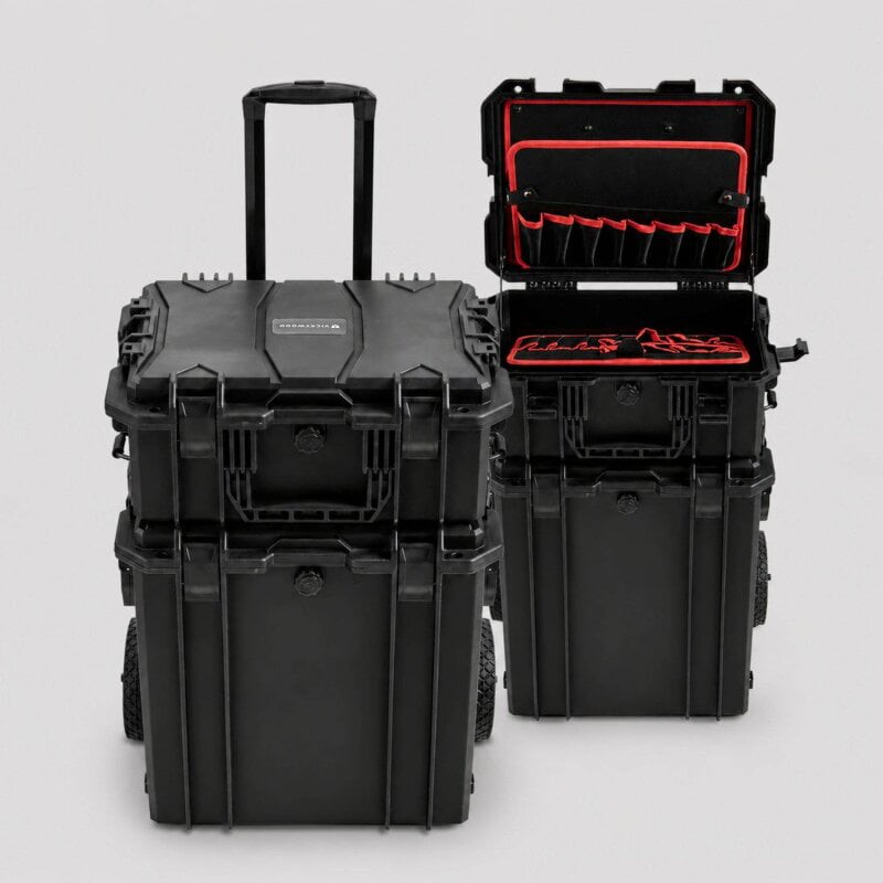 VICKYWOOD Transportbox TOWER, Olivgrün