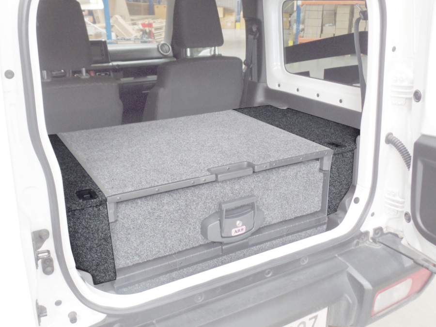 ARB Outback Solutions Abdeckung Outback Schublade seitlich Suzuki Jimny ab 2018, inkl. Montagekit