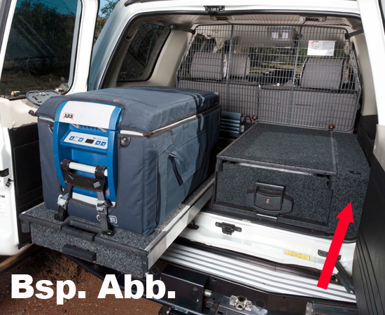 ARB Outback Solutions Abdeckung Outback Schublade seitlich Toyota Land Cruiser J200