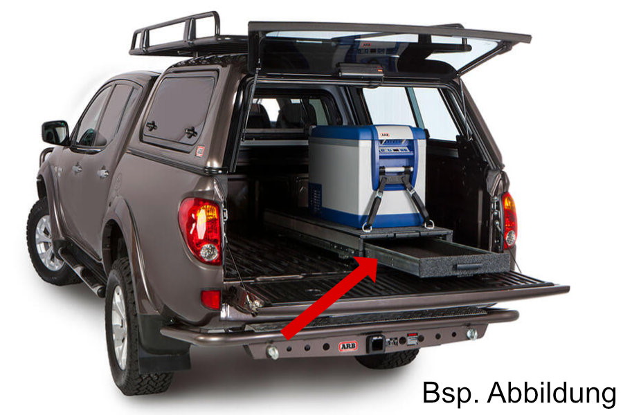 ARB Outback Solutions Outback Modular Auszug mit Schublade 500 × 945 × 190 (Aussen in mm), grau