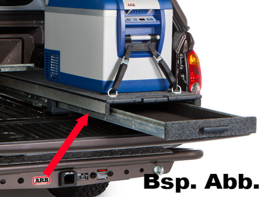 ARB Outback Solutions Outback Modular Auszug mit Schublade 505 × 945 × 140 Aussen in mm, grau