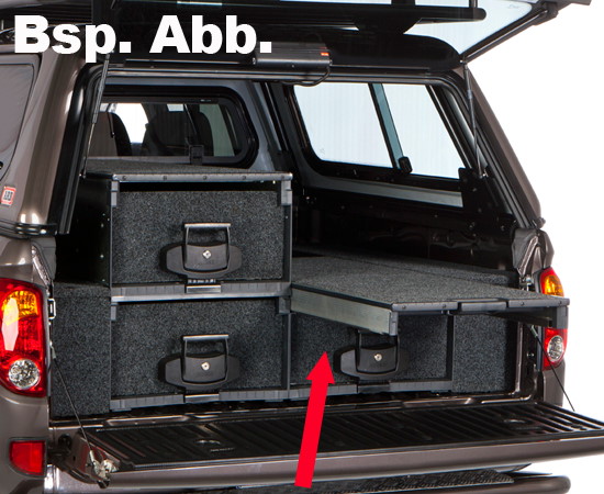 ARB Outback Solutions Outback Modular Schublade, mit Auszug, 505 × 1355 × 310 Aussen in mm, grau