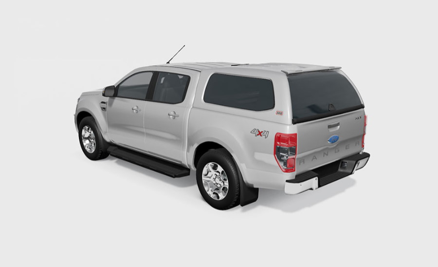 ARB Ascent Hardtop für Ford Ranger 2AB Doppelkabine, seitlich Klappfenster, Xirallic