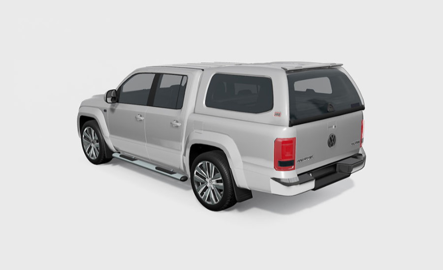 ARB Ascent Hardtop, Volkswagen Amarok bis 2023, Doppelkabine, seitlich Klappfenster, Xirallic