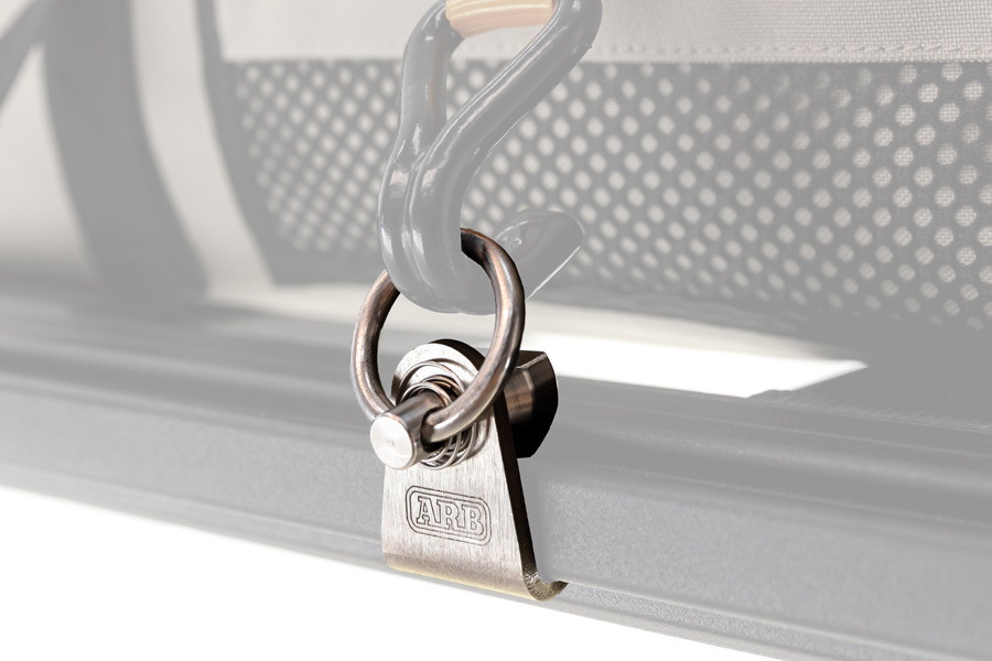 ARB BASE Rack Zurrösen 2 Stück mit Federspanner