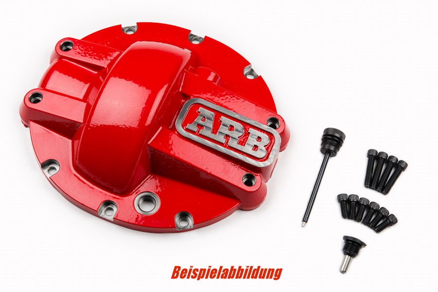 ARB Differentialschutz Jeep Wrangler JL Sport und Sahara, vorne, rot