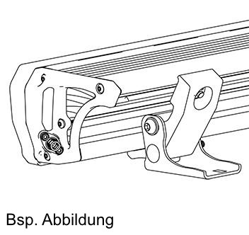 ARB Montagesatz für 2-AR40C und 2-AR40S zur Befestigung auf geraden Flächen