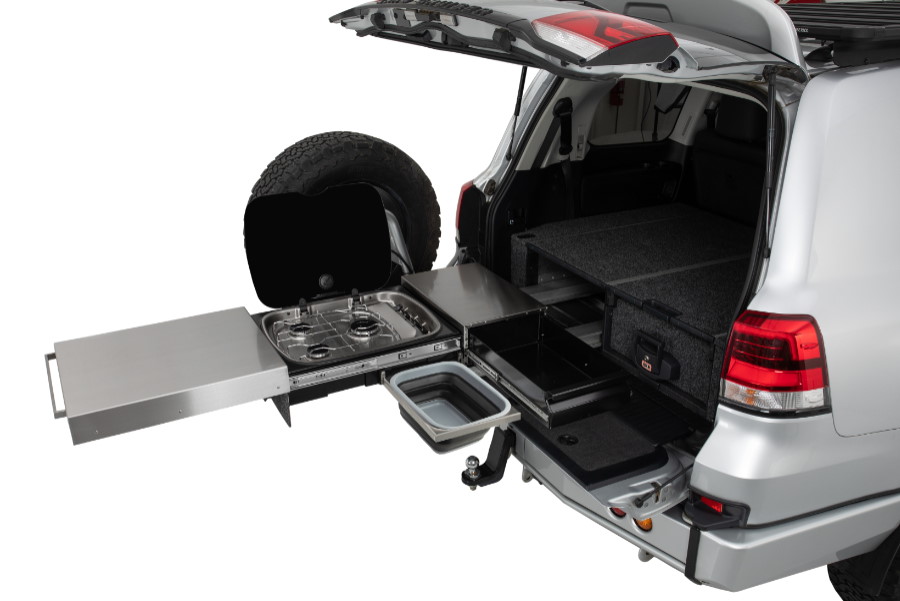 ARB Slide Kitchen 1'045 mm Schublade inkl. Kocher, Ablage, Schublade und Spülbecken