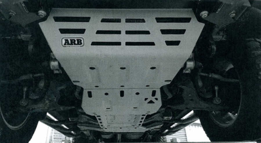 ARB Unterfahrschutz Mitsubishi L200 ab 2015, Stahl 3 mm, 4-teilig