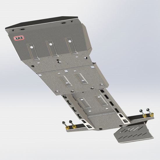 ARB Unterfahrschutz Toyota Land Cruiser 200, 2007 bis 2015, 3 mm Stahlblech