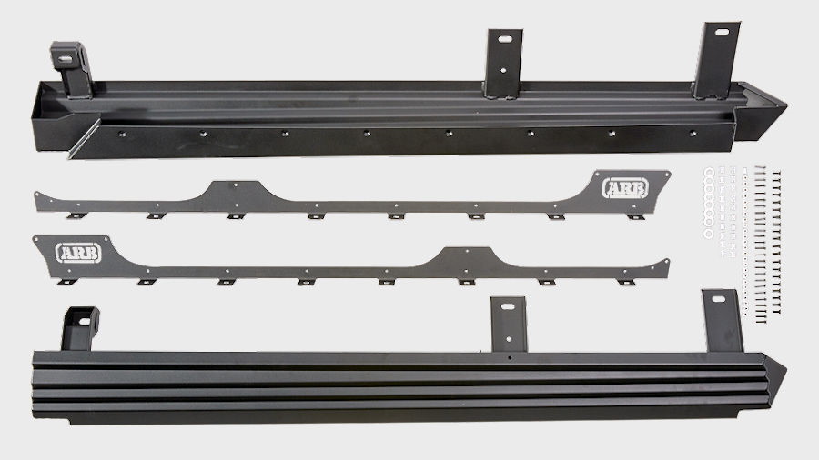 ARB Rock Sliders Jeep Wrangler JL 4-Türer, schwarz