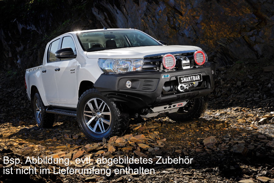 ARB Stealthbar Toyota Hilux Revo 2016 bis 2021 ohne Seilwindenaufnahme, schwarz
