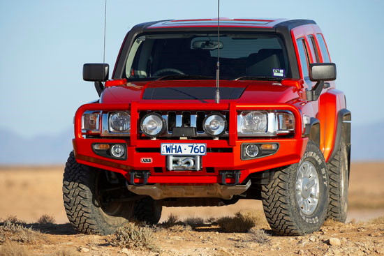ARB Windenstossstange Hummer H3 mit Verbreiterungen