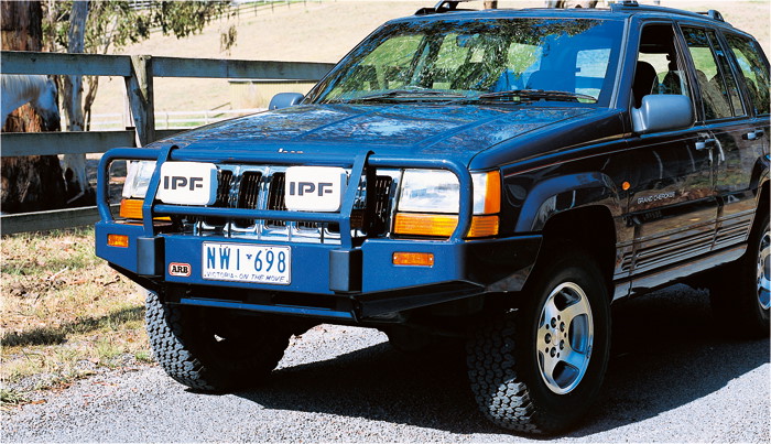 ARB Windenstossstange Jeep Grand Cherokee ZJ, ohne TÜV, für M6000-XD9000, airbagtauglich