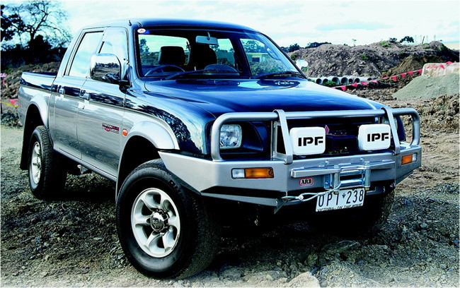 ARB Windenstossstange Mitsubishi L200 2001 bis 2006 3446060, mit Verbr.u.Airbag