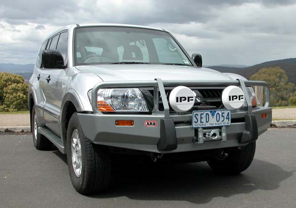 ARB Windenstossstange Mitsubishi Pajero V60 2003–, 3434060, grau metallic
