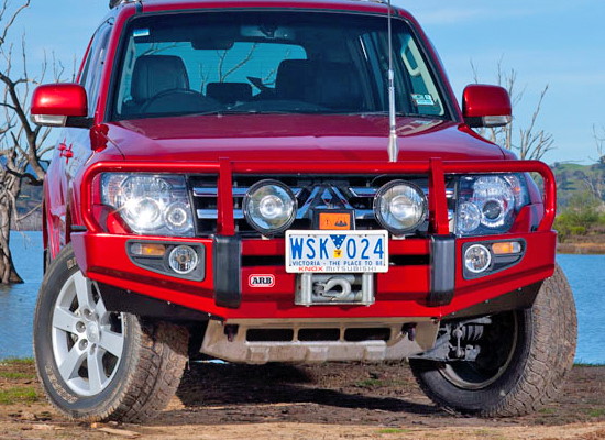 ARB Windenstossstange Mitsubishi Pajero V80, bis 12/2011, 3434170