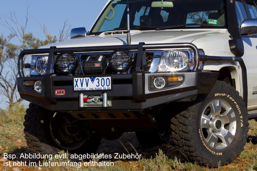 ARB Windenstossstange Nissan Patrol GR Y61 04-, 3417300, mit Kotflügelverbreiterung
