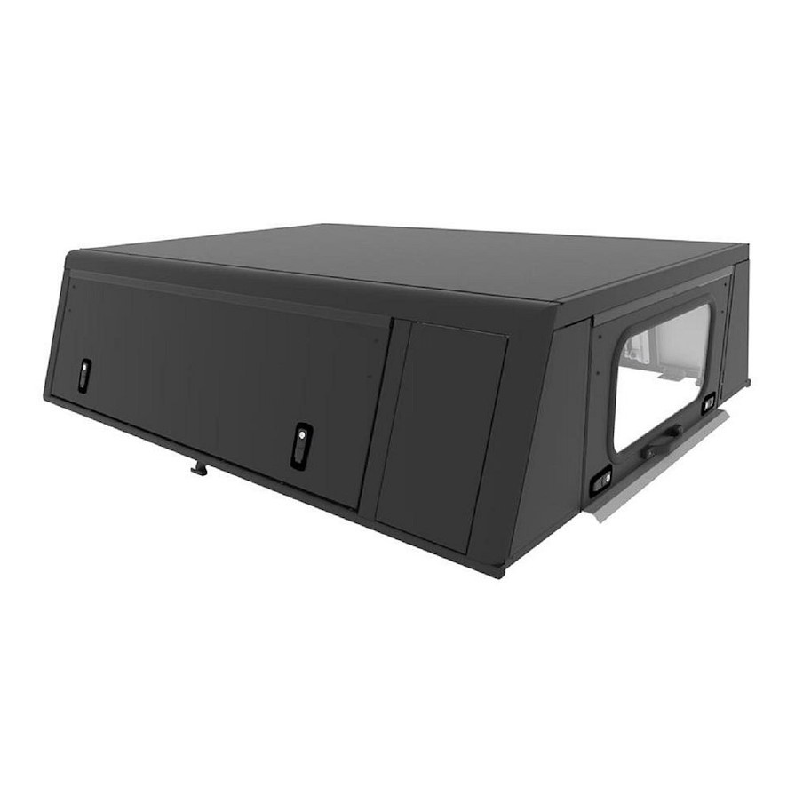 Alu-Cab Hardtop "Adventure" für Isuzu D-Max 2012-2020 Extrakabine schwarz/glatt