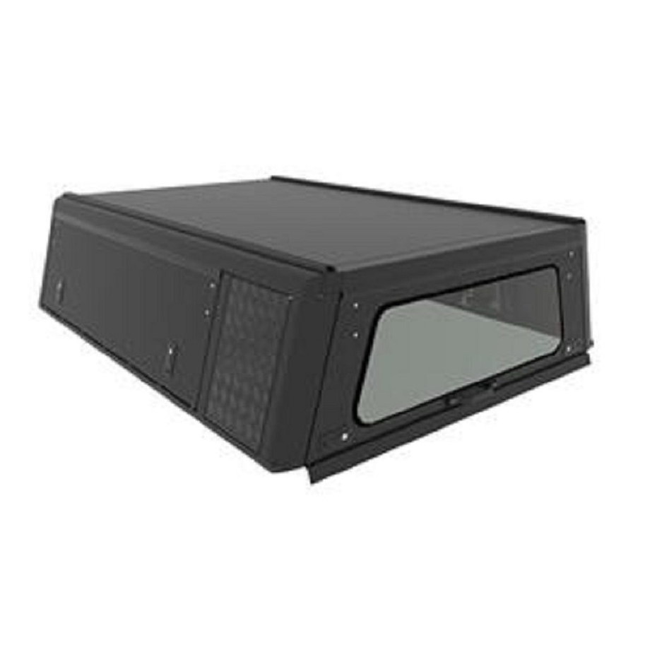 Alu-Cab Hardtop "Explorer" für Ford Ranger 2012-2022 Extrakabine schwarz/geriffelt
