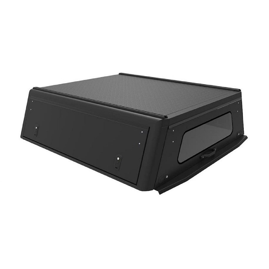 Alu-Cab Hardtop "Explorer" für Nissan Navara D40 2005-2015 Doppelkabine schwarz/glatt