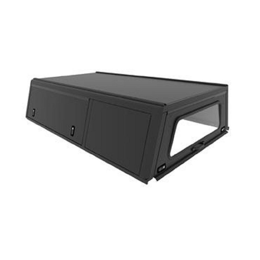 Alu-Cab Hardtop "Explorer" für Toyota Hilux Revo 2016+ Einzelkabine schwarz/glatt