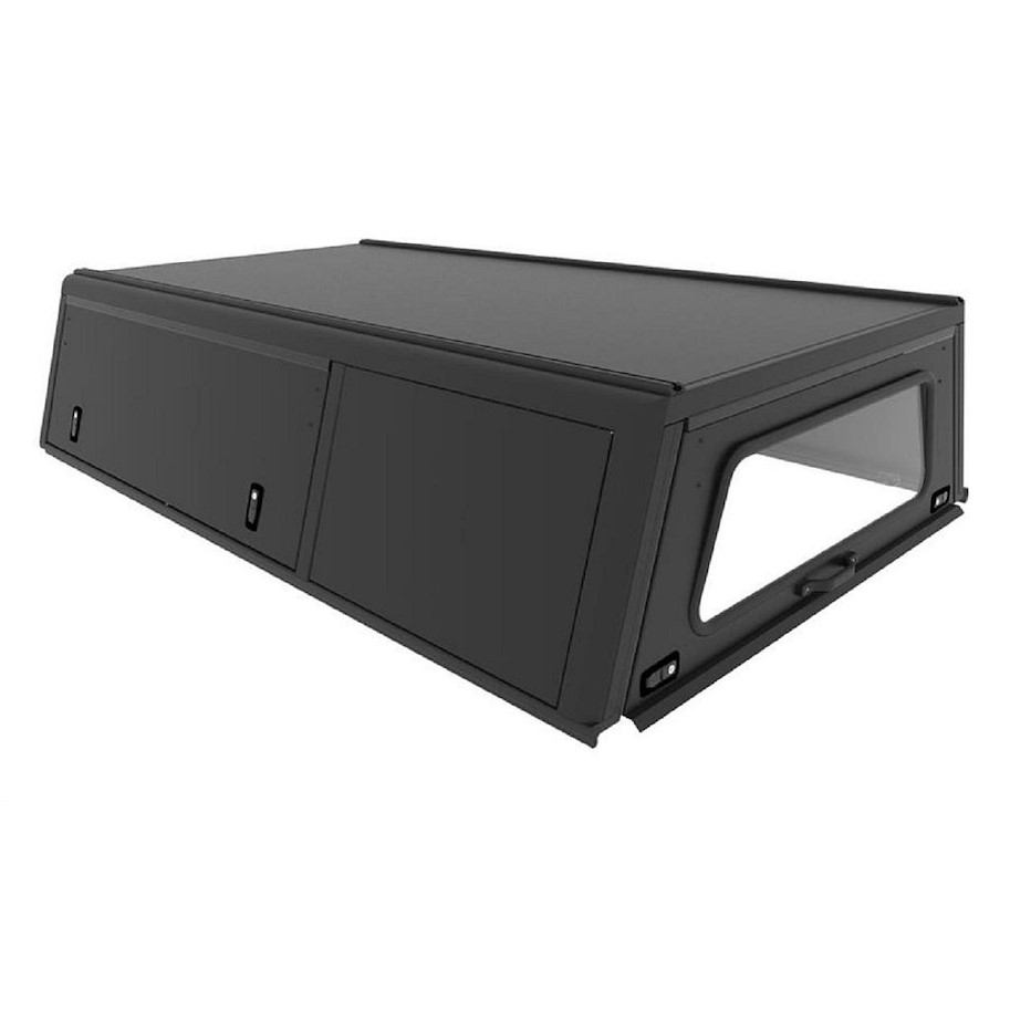 Alu-Cab Hardtop "Explorer" für Toyota Land Cruiser 79 1984+ Einzelkabine schwarz/glatt